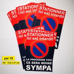 Autocollant Stationnement Interdit - Lot de 30 Stickers - Permet De  Signaliser Une Place De Stationnement Privée Afin d'Eviter Voiture Mal Garée  : : Auto et Moto